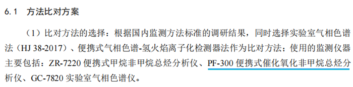 《固定污染源廢氣總烴、甲烷和非甲烷總烴的測(cè)定便攜式催化氧化-氫火焰離子化檢測(cè)器法》